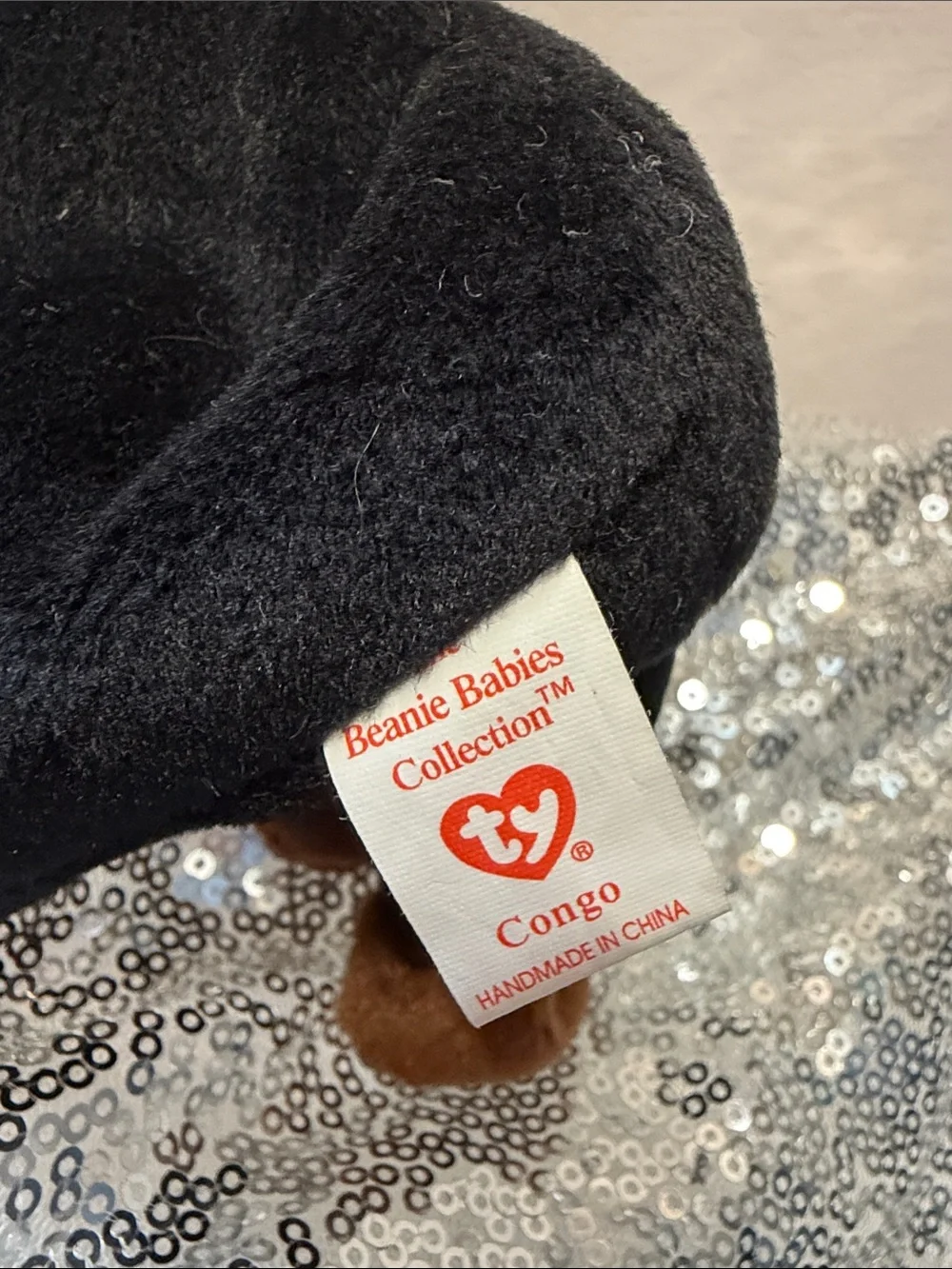 NWT Ty Congo the Gorilla Beanie Baby - Soft Collectible Stuffed Animal
